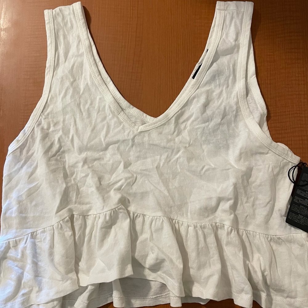 White tank top